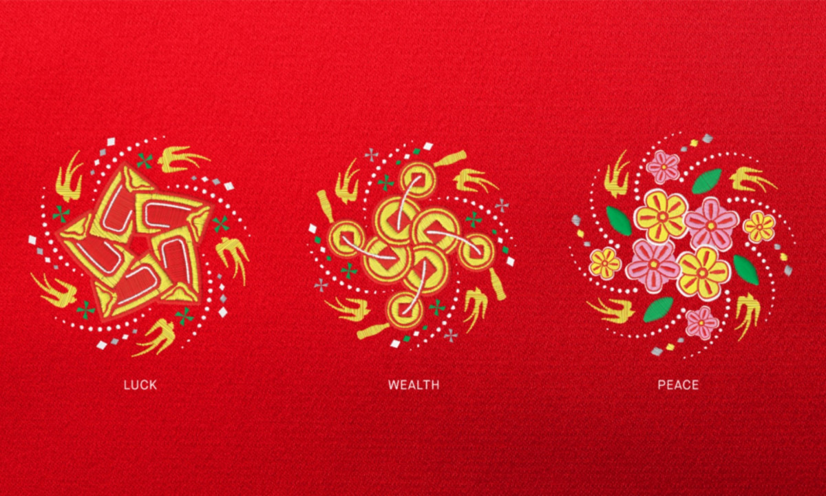 Illustration motifs express regional symbolism across markets