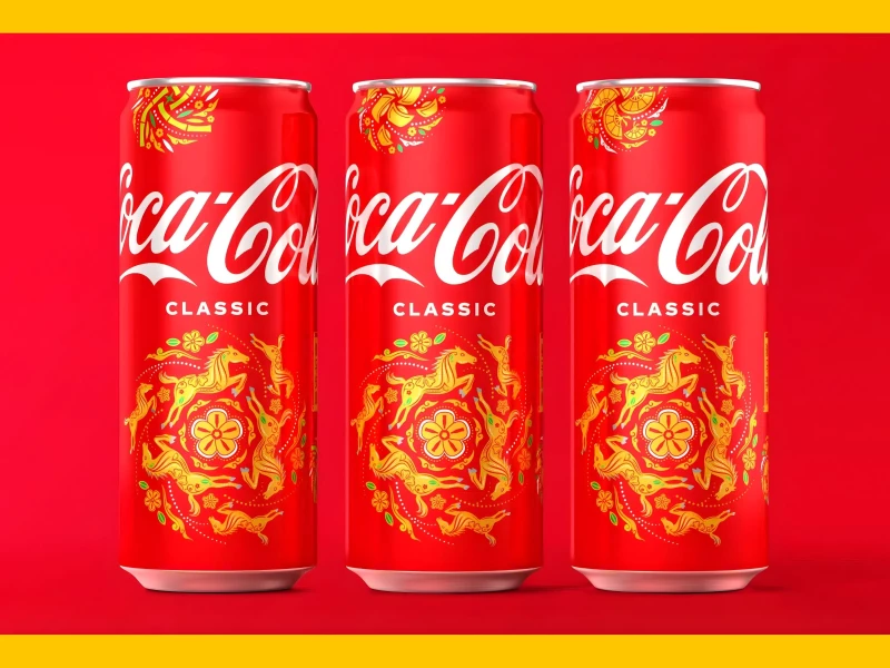 Coca-Cola – Lunar New Year Packaging Design by Elmwood