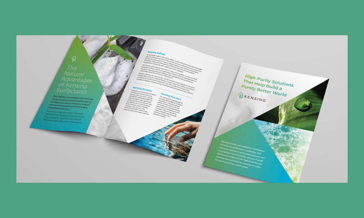 Layout organizes technical product data into structured, readable print formats