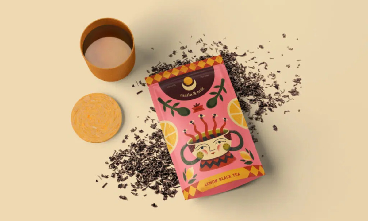 Matin & Nuit packaging design by Andreea Moise.