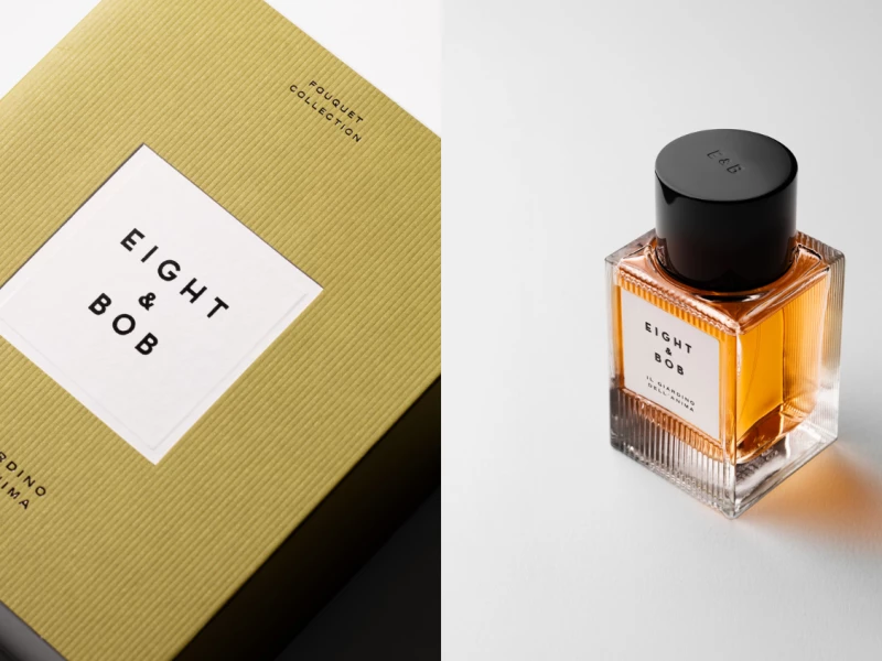 Eight & Bob packaging design by Lavernia & Cienfuegos.