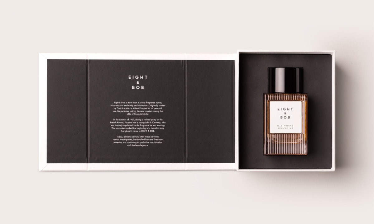 Eight & Bob packaging design by Lavernia & Cienfuegos.
