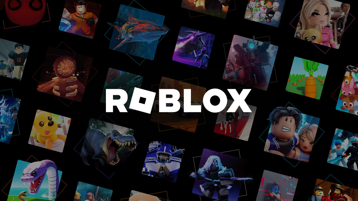 Roblox logo on marketing grid