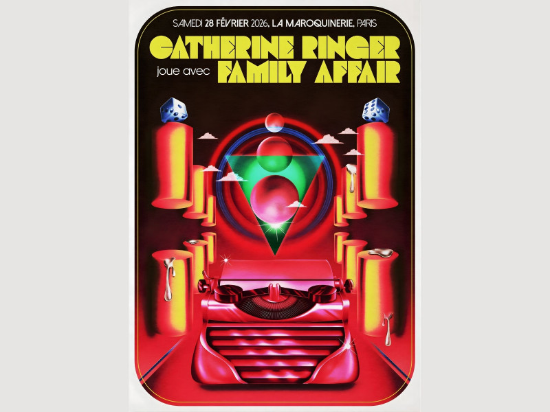 Catherine Ringer & Family Affair Show Poster Print Design by Liorzh