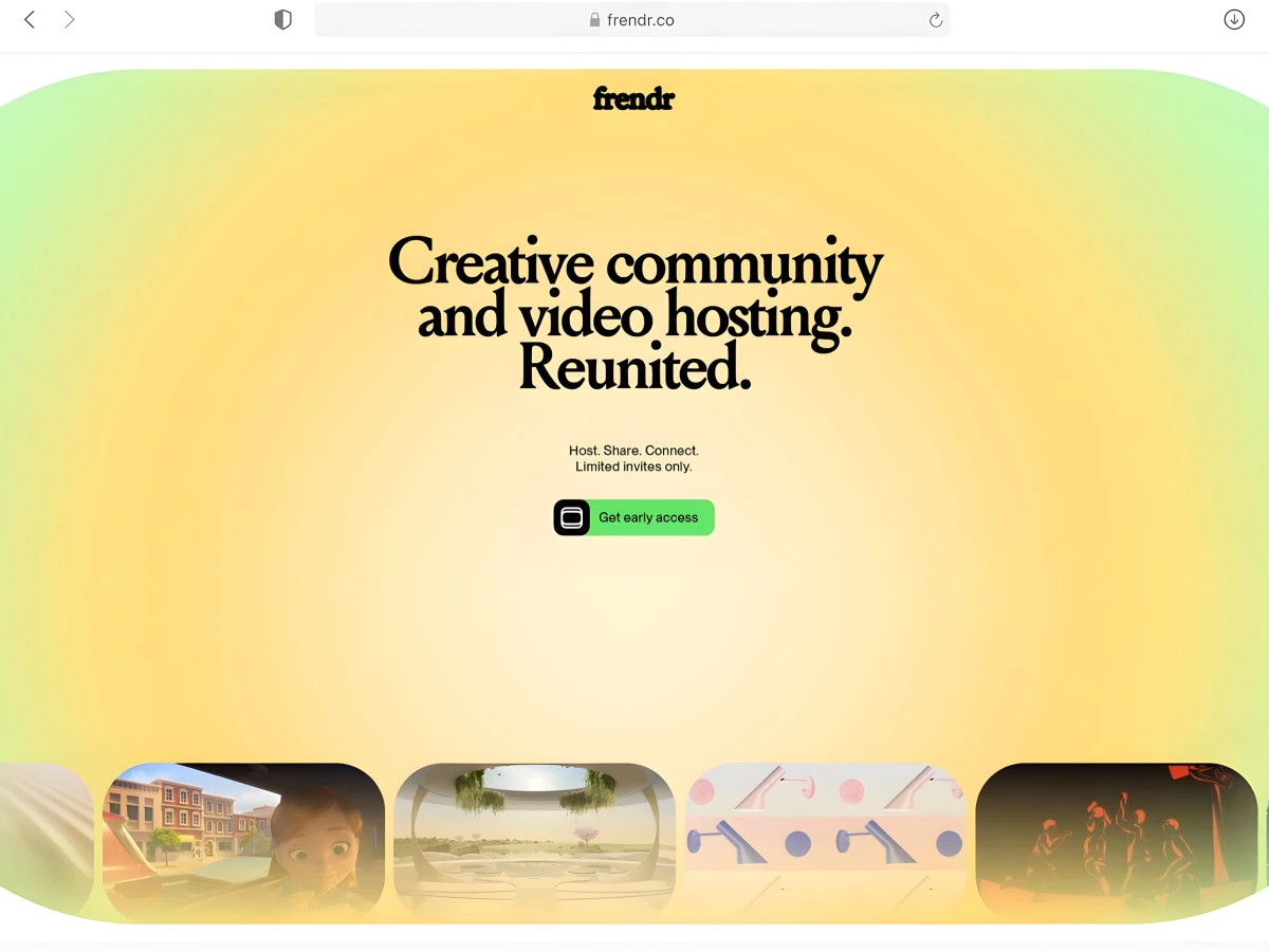 Frendr Website Design by Studio Angello Torres
