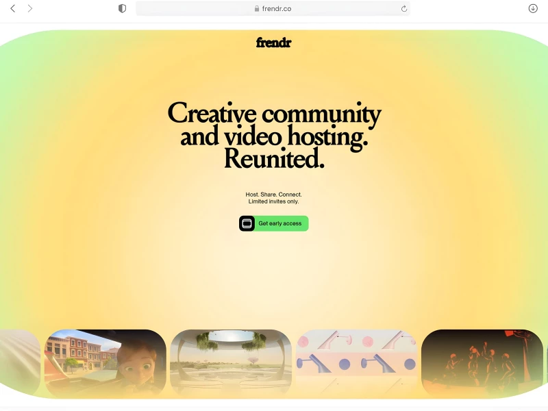 Frendr Website Design by Studio Angello Torres