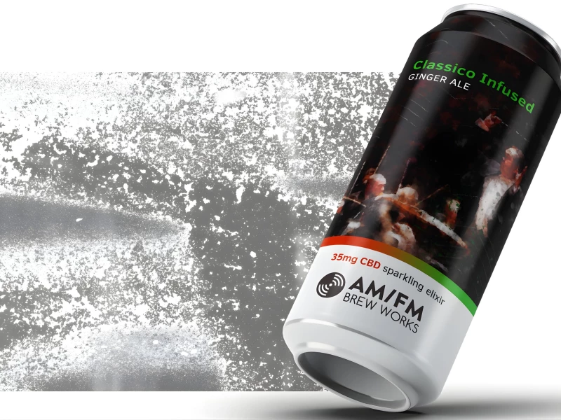 AM/FM Brew Works Packaging Design by Also Known As
