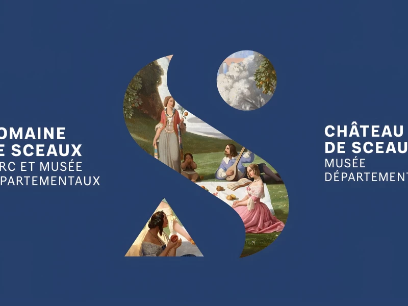 Domaine and Château de Sceaux Logo Design by Graphéine