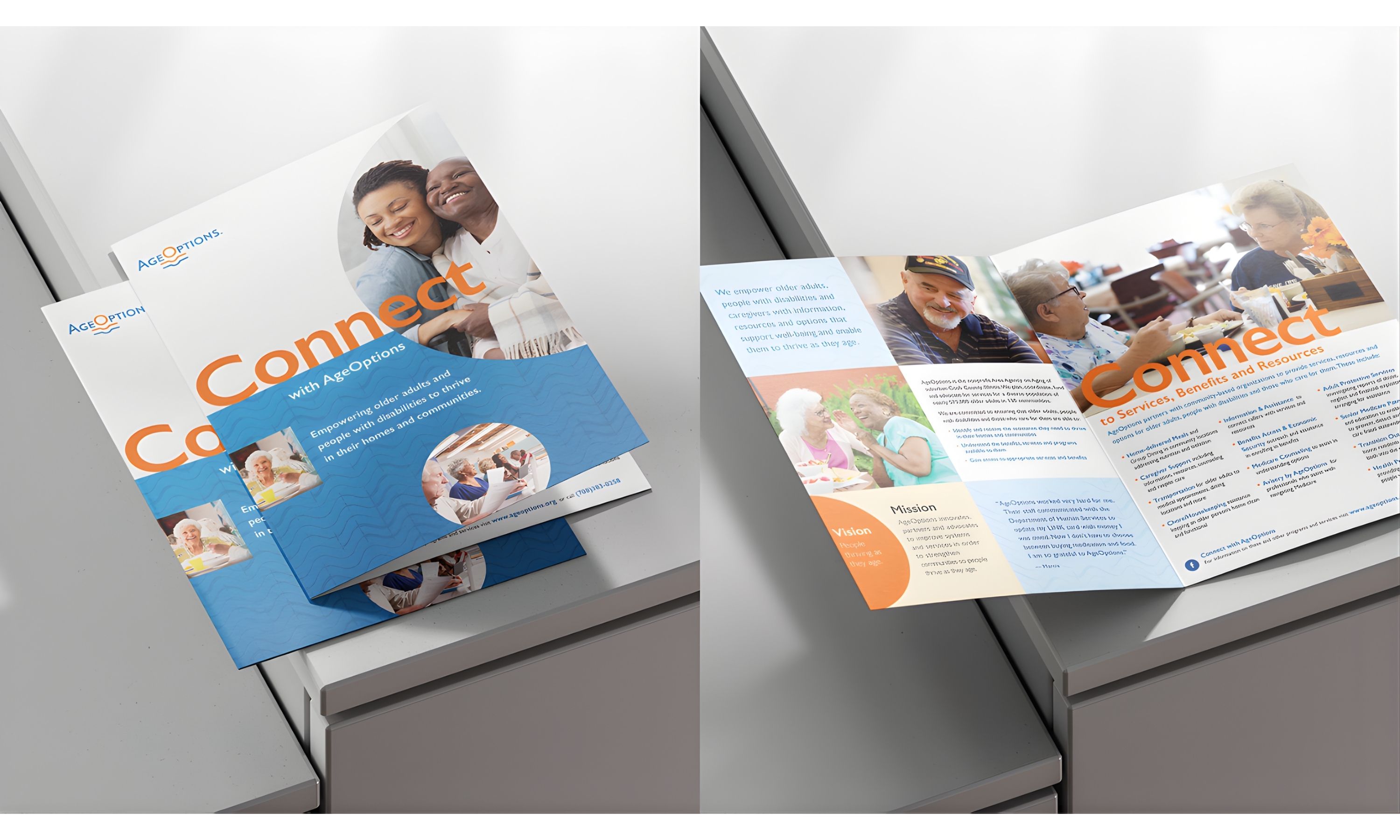 AgeOptions Print Design by NeigerDesign