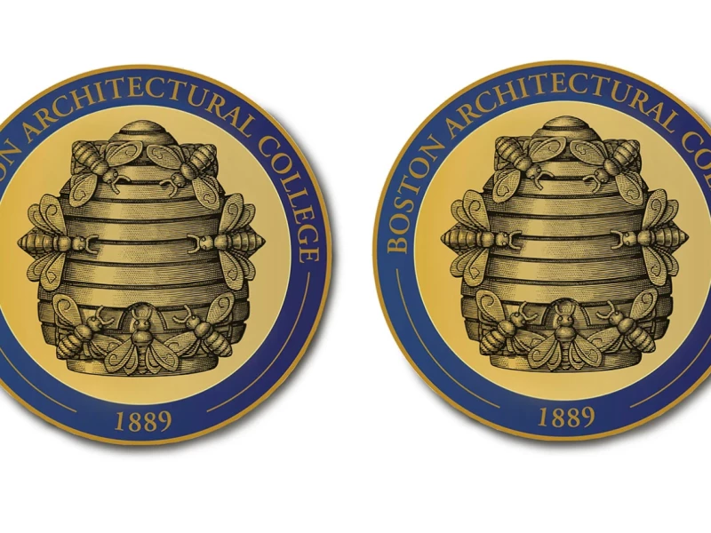 Boston Architectural College Logo Design by Steven Noble