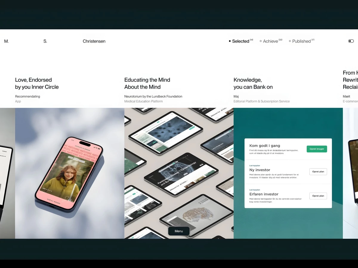 Morten Stig Christensen Website Design