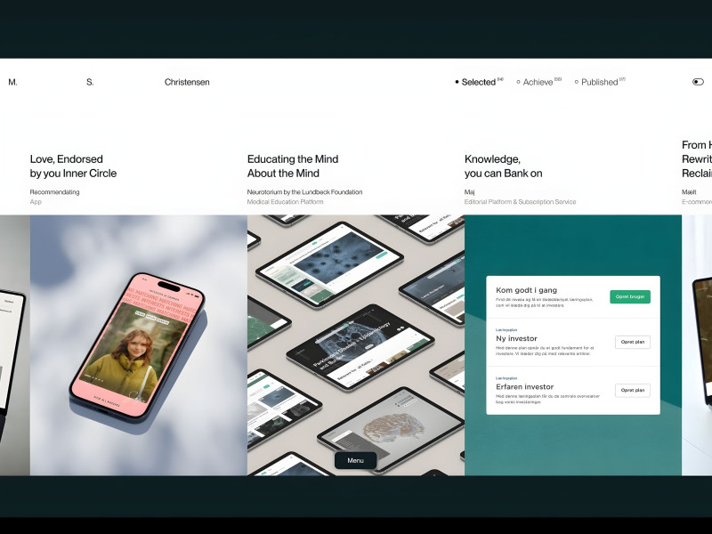 Morten Stig Christensen Website Design