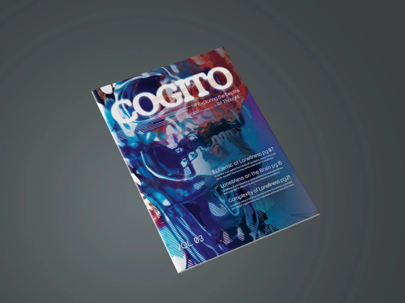 Cogito: Exploring the Depths of Thought Print Design by Ivan Castilleja Palomo