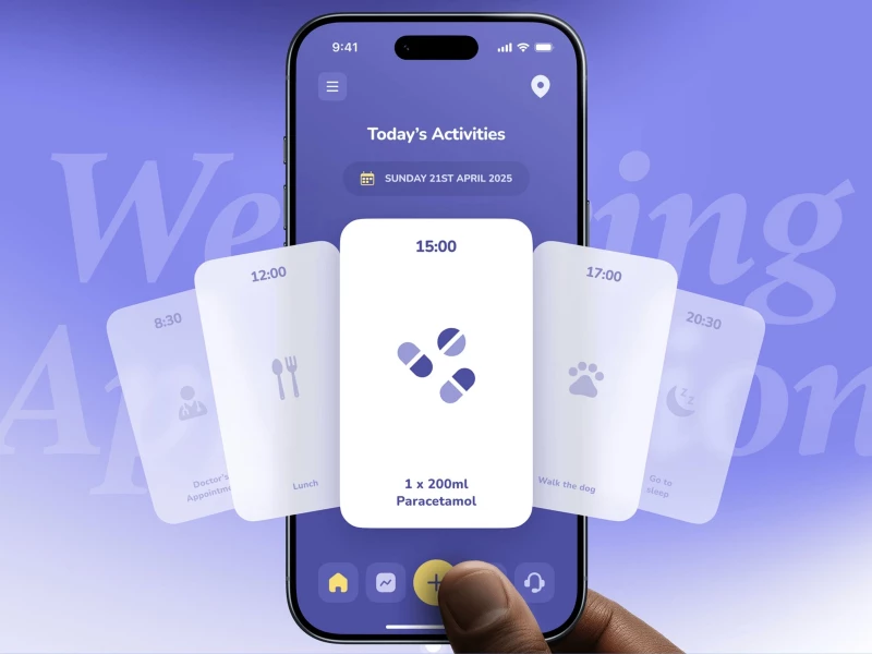 Elli Cares App Design by Dtail Studio