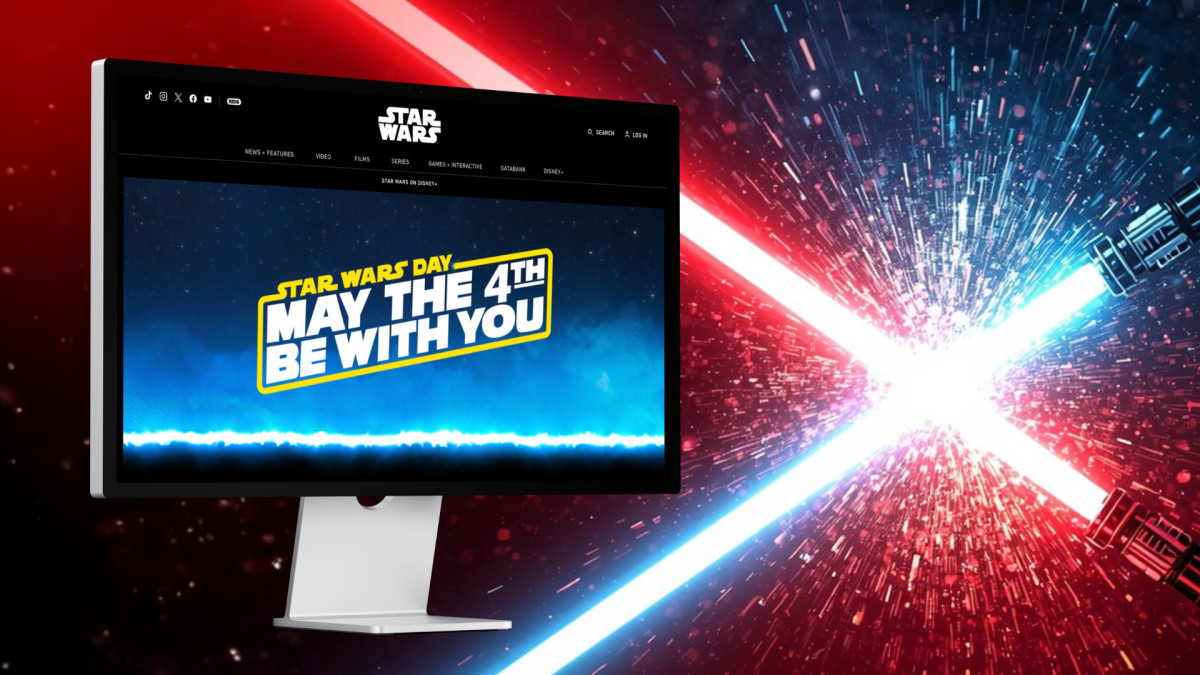 Star Wars Day Website Home Page MockUp