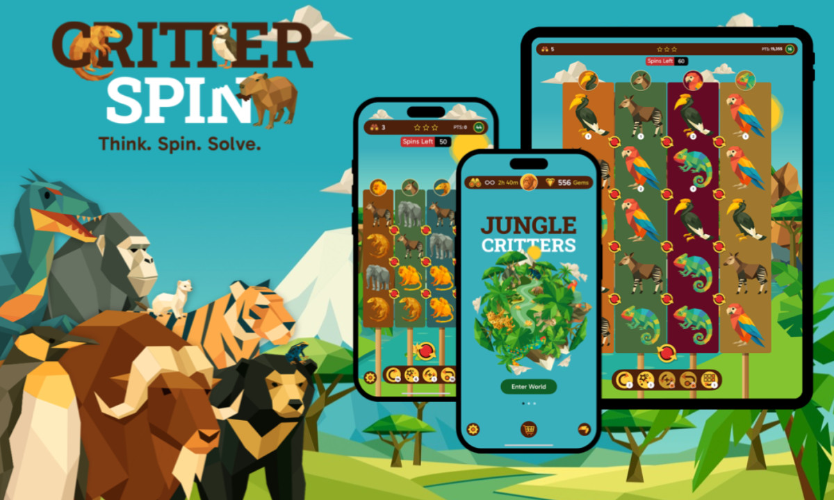 Critter Spin App Design by Julian Damy