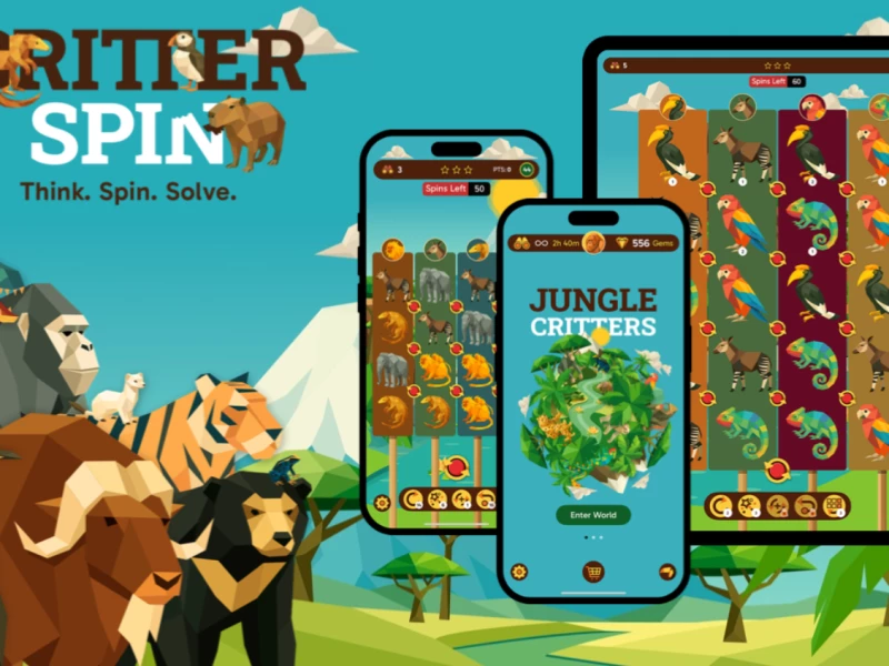 Critter Spin App Design by Julian Damy