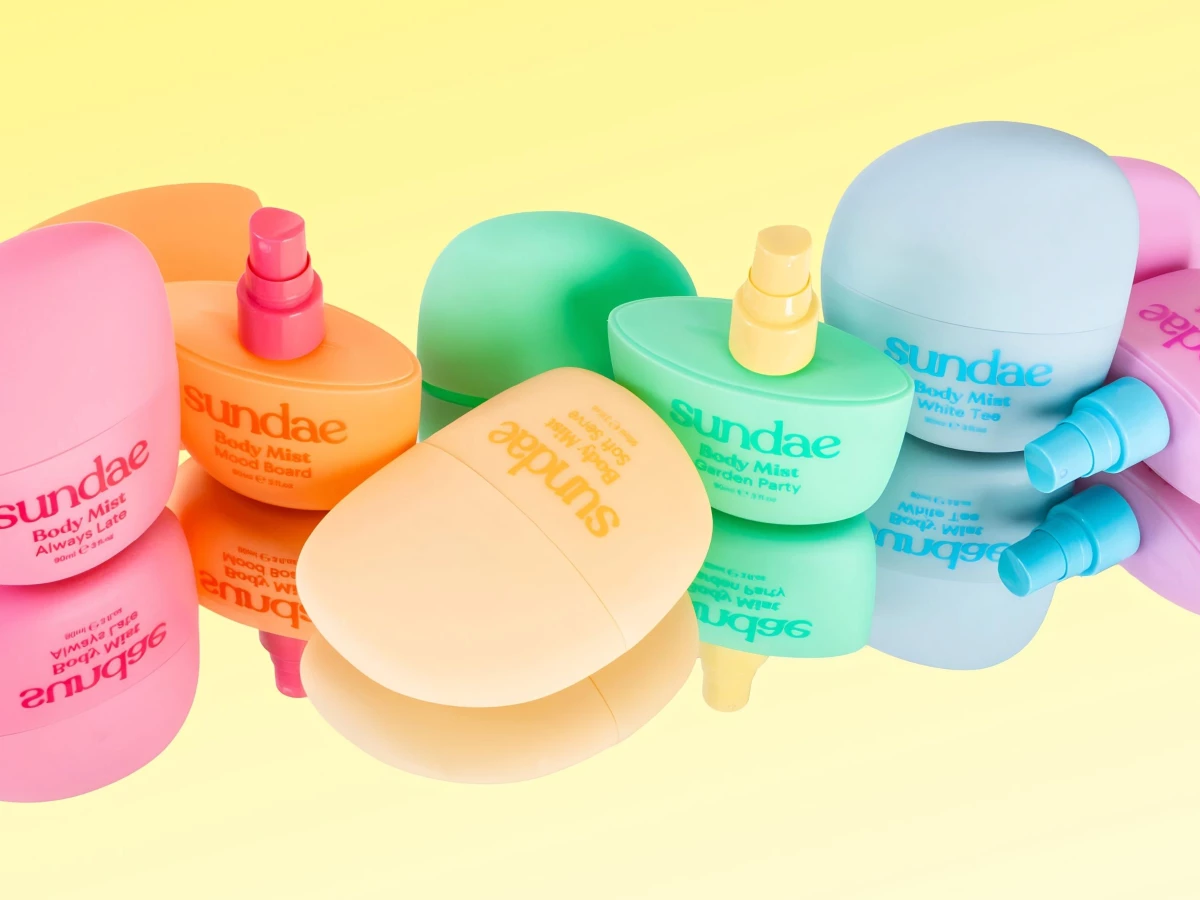Sundae Body Mist Packaging Design by Jo Cutri Studio
