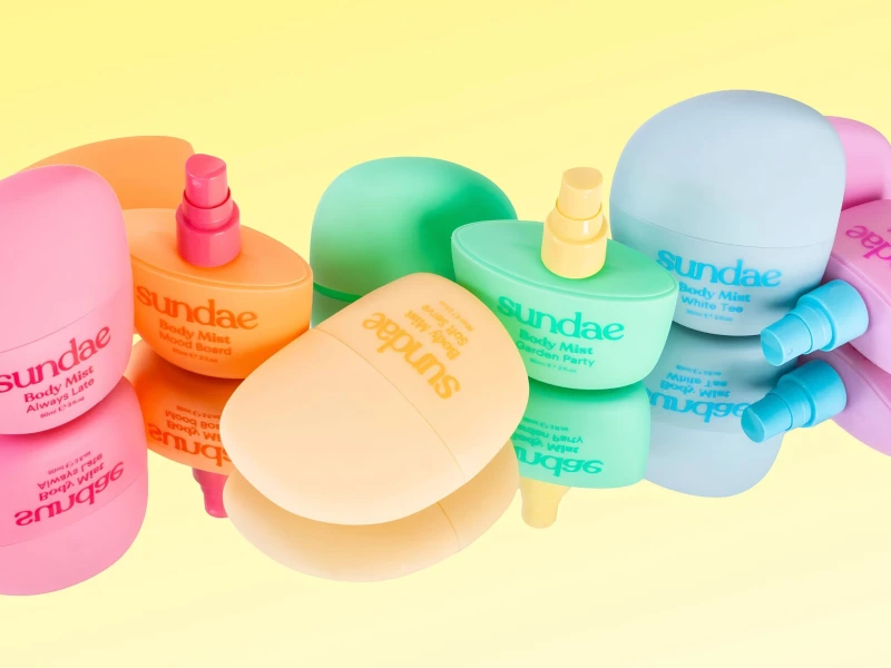 Sundae Body Mist Packaging Design by Jo Cutri Studio