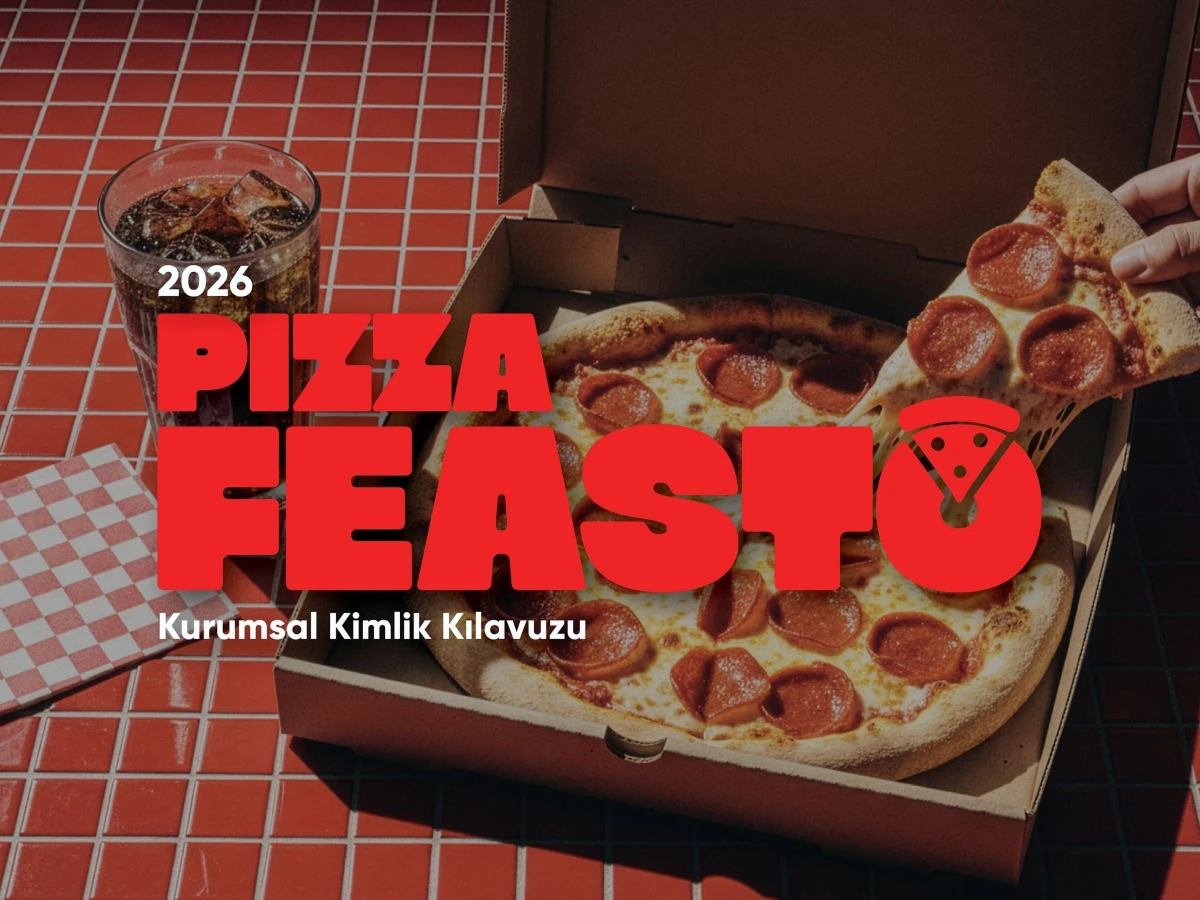 Pizza Feasto Logo Design by Berat KAYA