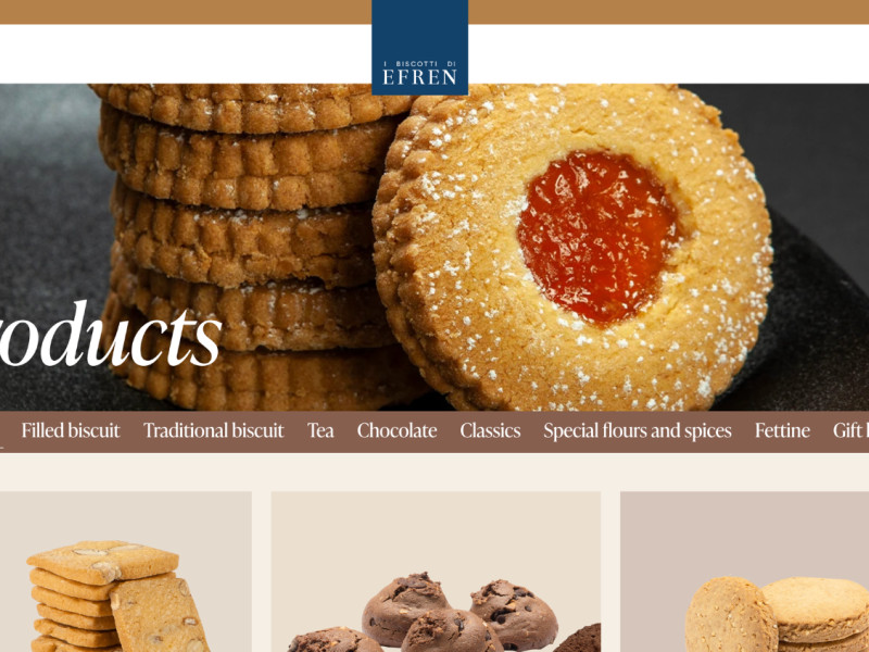I Biscotti di Efren Website Design by Notorious Agency