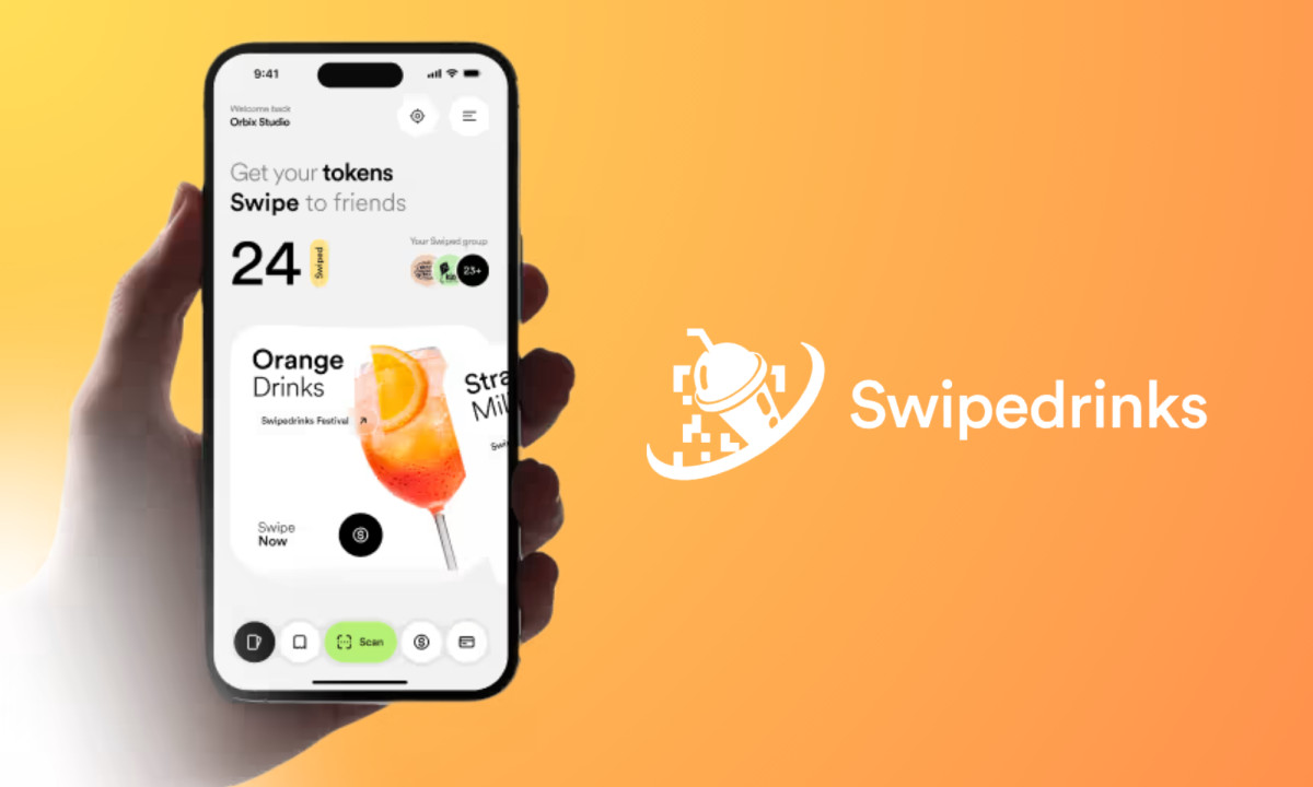 Swipe Drinks App Design by Orbix Studio
