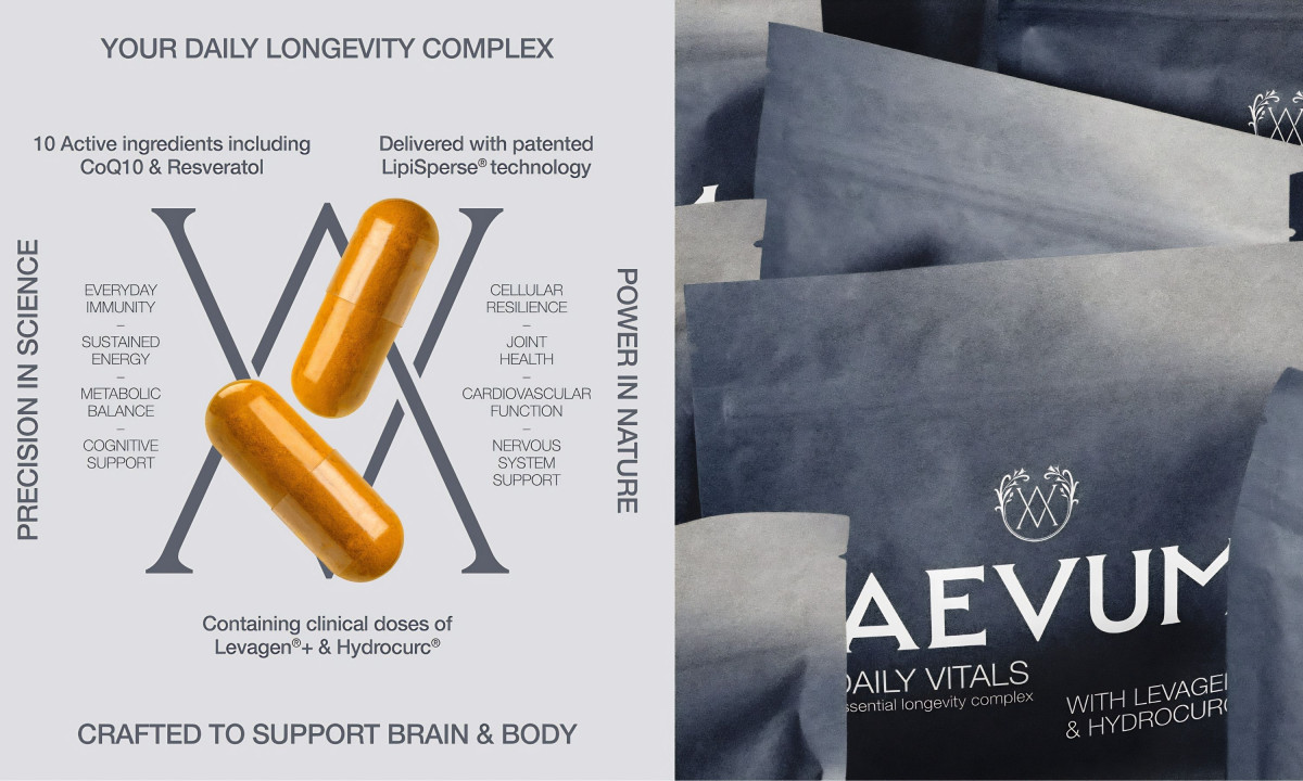 Glossy supplement capsules and sleek pouches