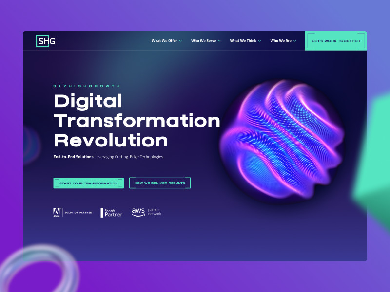 SkyHighGrowth Website Design by Jungle Creatives