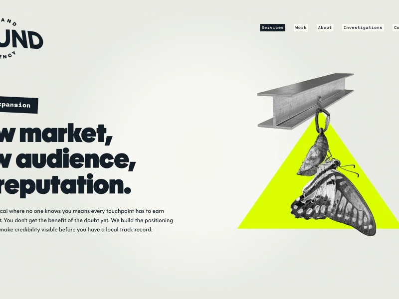 Found Brand Agency Website Design