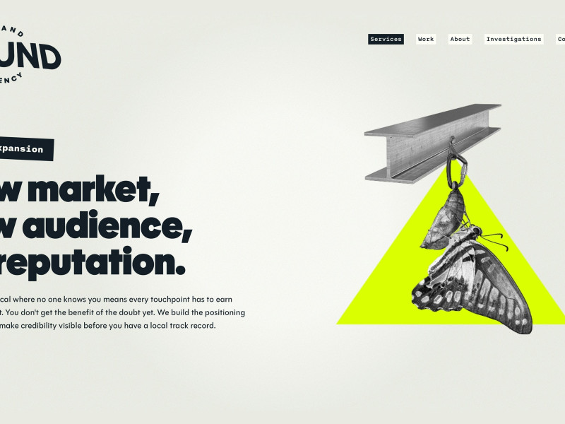 Found Brand Agency Website Design