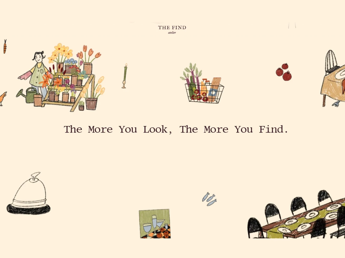 The Find Atelier Website Design by Purvish Prajapati