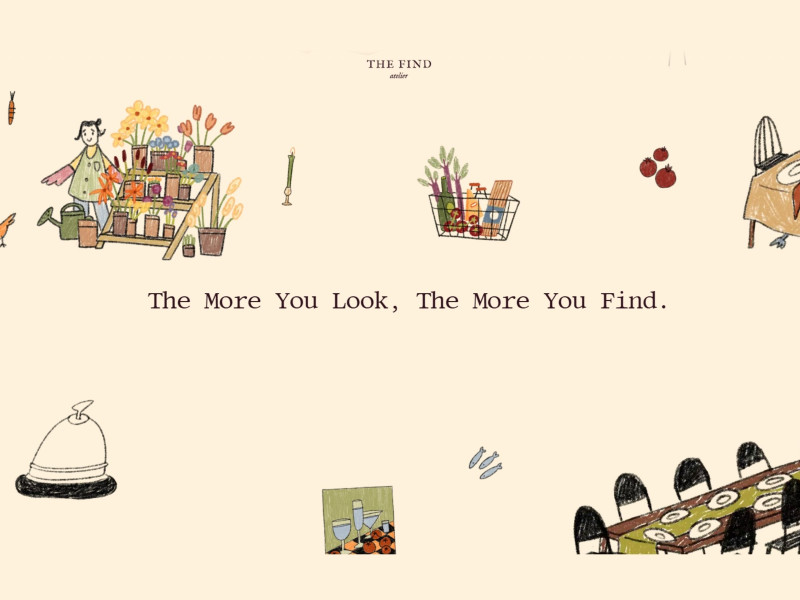 The Find Atelier Website Design by Purvish Prajapati
