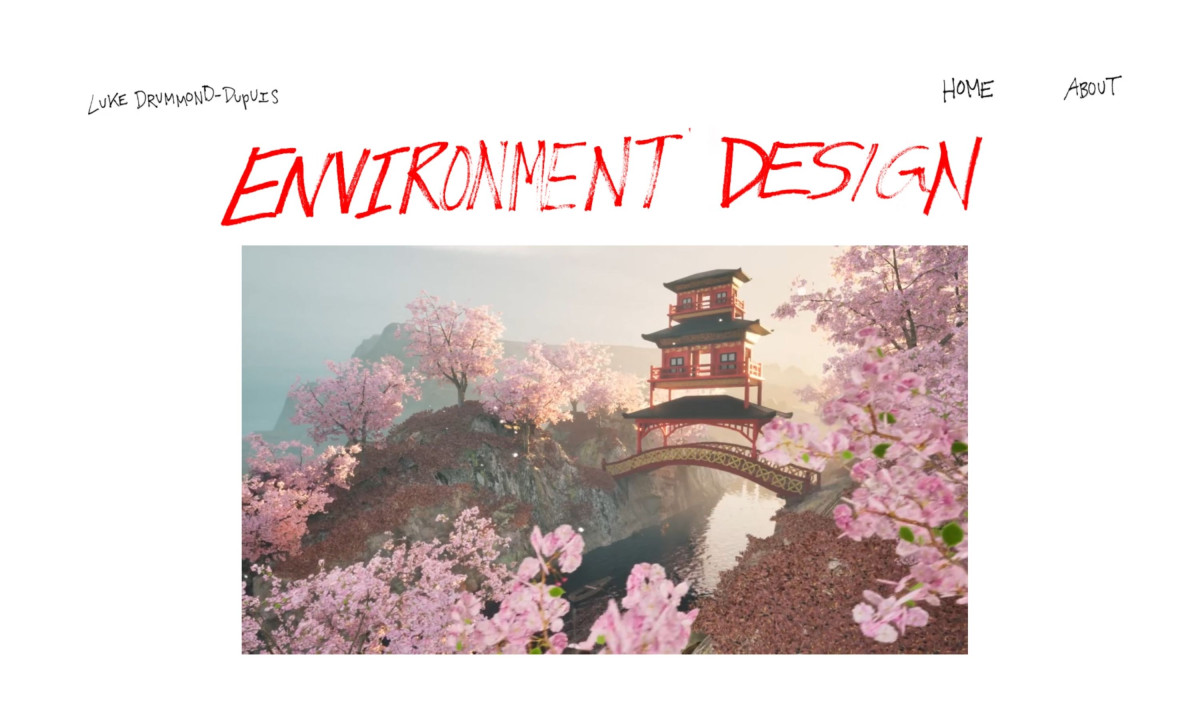 Full-bleed project images displayed in a minimalist grid.