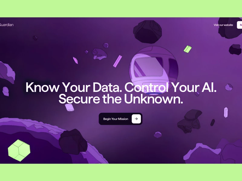 Cyera AI Guardian Website Design by Active Theory