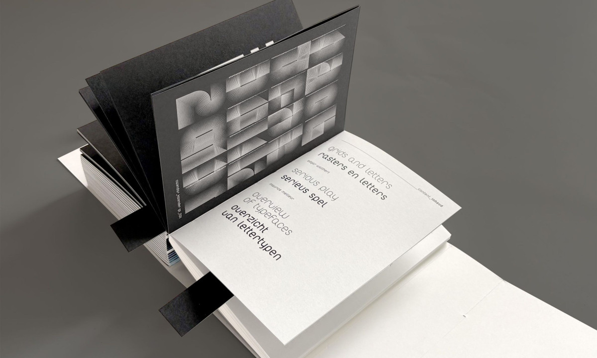 Printed pages display structured chapter titles and text.