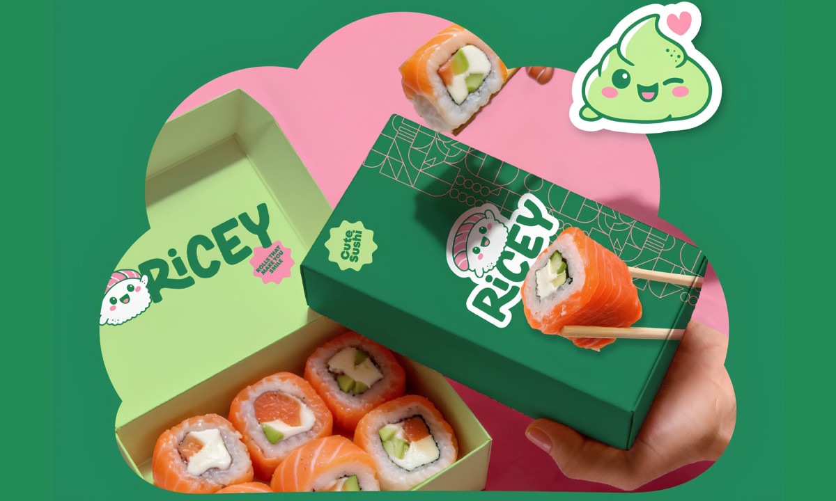 Ricey Packaging Design by AnaZeli Design