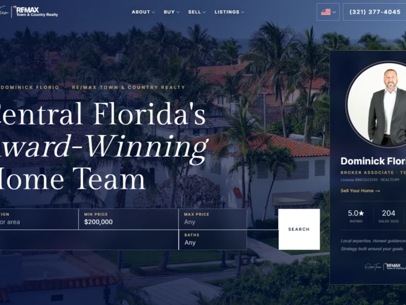 The Florio Team Website Design