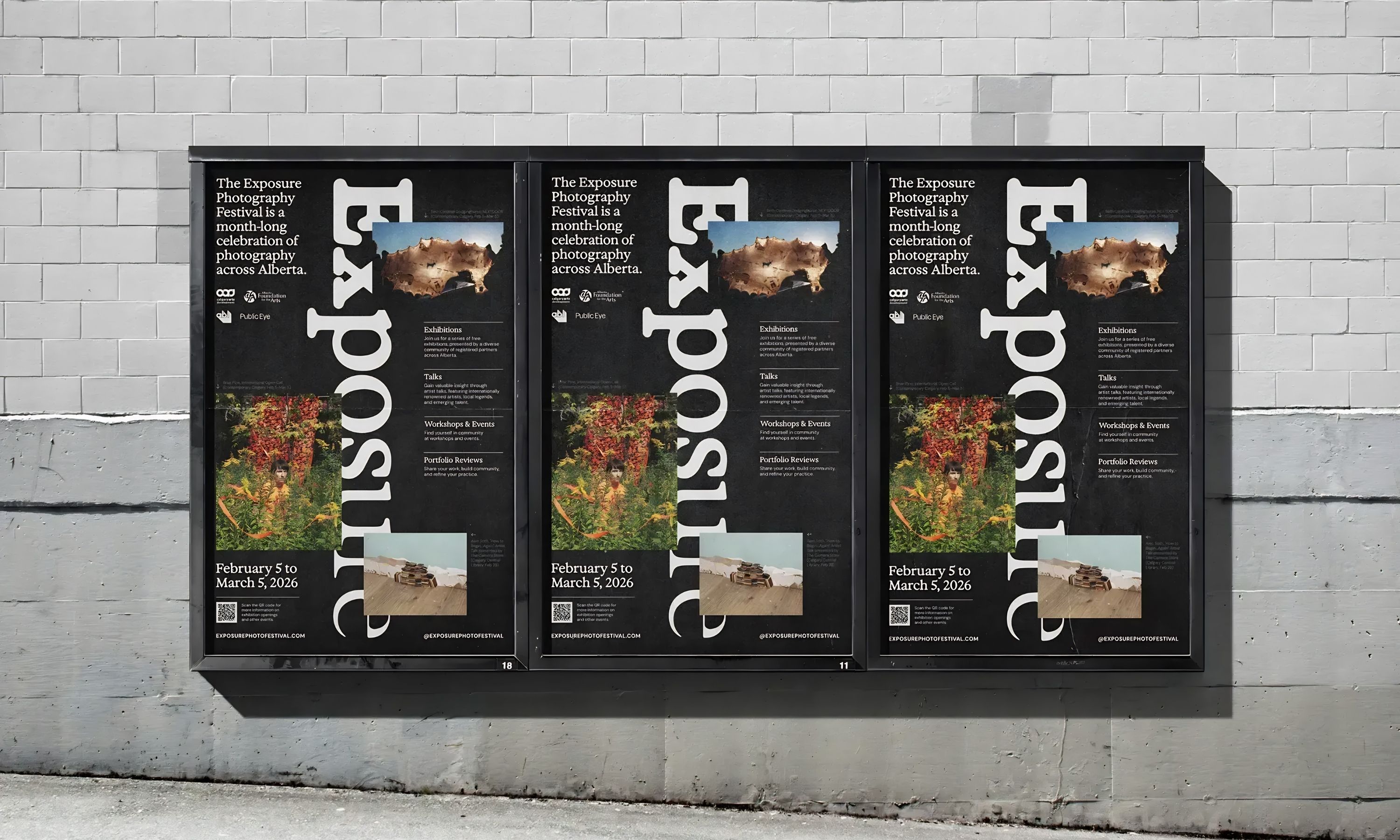 Exposure Photography Festival Print Design by Public Eye