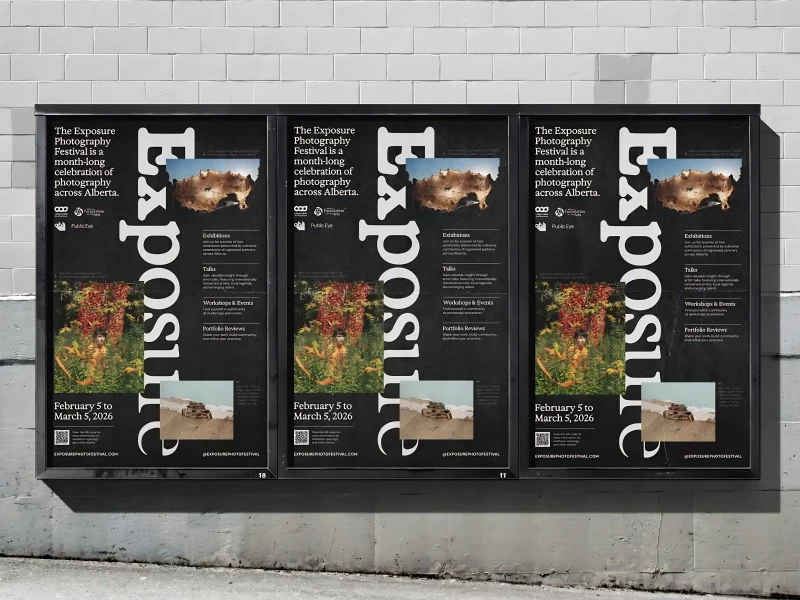 Exposure Photography Festival Print Design by Public Eye