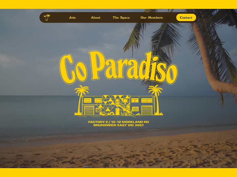 CoParadiso Website Design by Allan Pooley