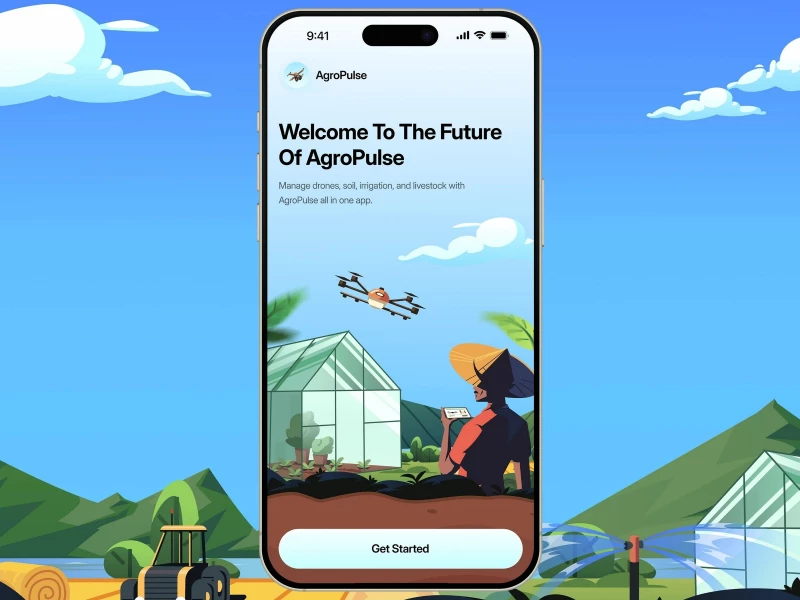 AgroPulse App Design by Orbix Studio