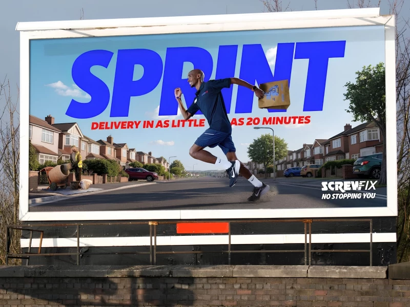 Screwfix: No Stopping You Print Design by M+C Saatchi Group UK