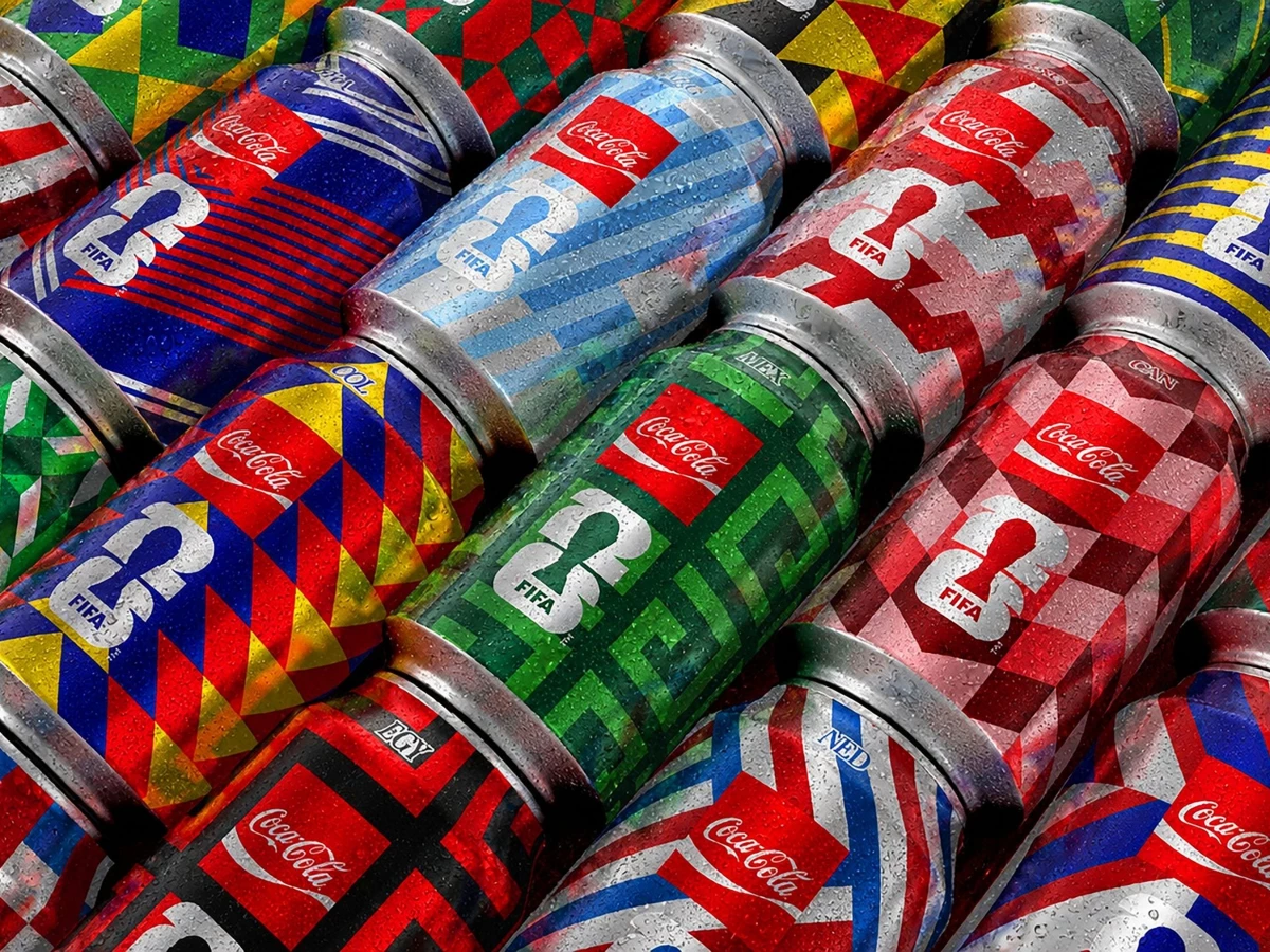 Coca-Cola FIFA World Cup 26 Collectible Country Cans Packaging Design by GOLDEN