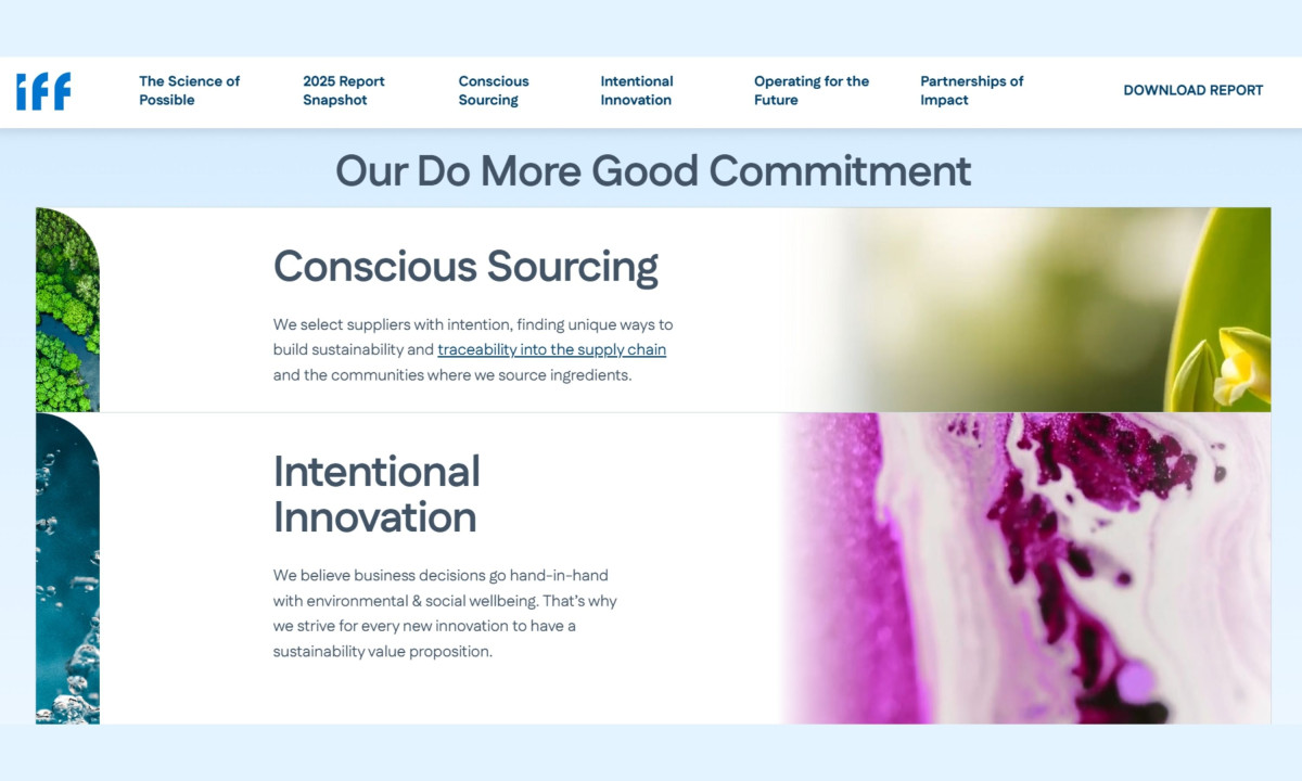 Web page displays informational cards under a navigation menu.