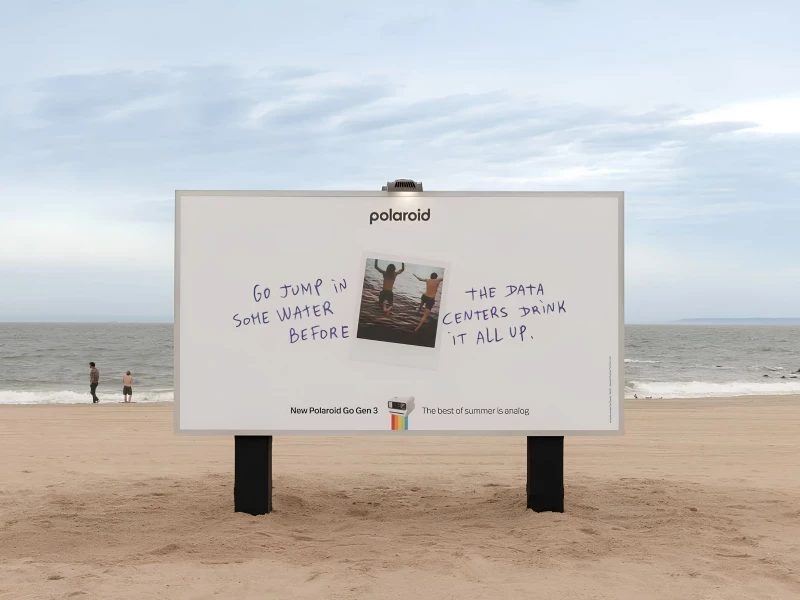 Polaroid The Best of Summer Is Analog Print Design by Brainlabs