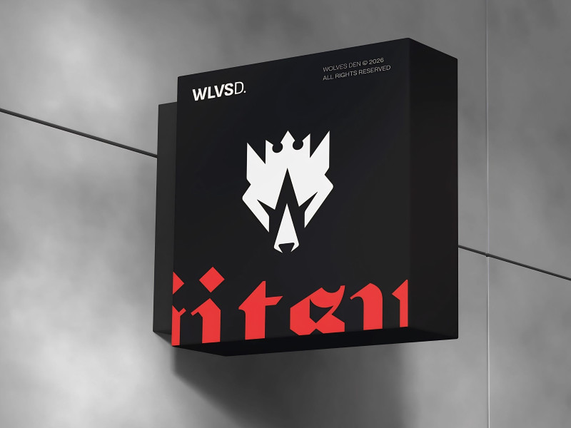 Wolves Den Logo Design by Eich Studio & Co
