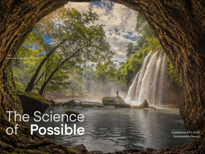IFF 2025 Sustainability Report Website Design