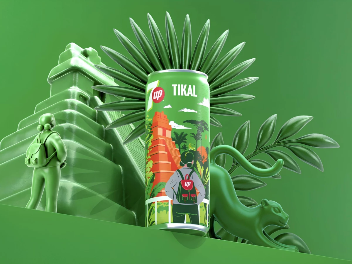 7UP Destinos Guatemala Collection Packaging Design by PepsiCo Design