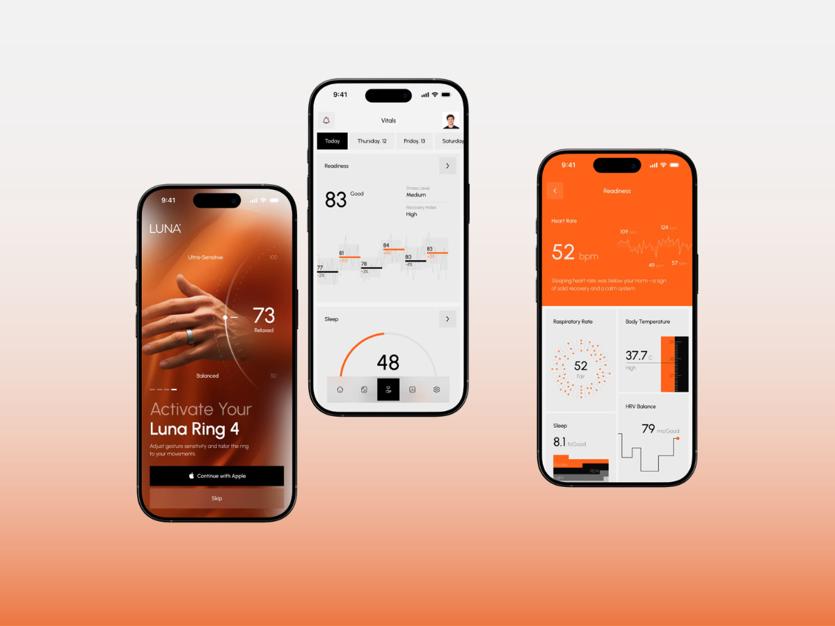 Luna Health App Design by Rondesignlab
