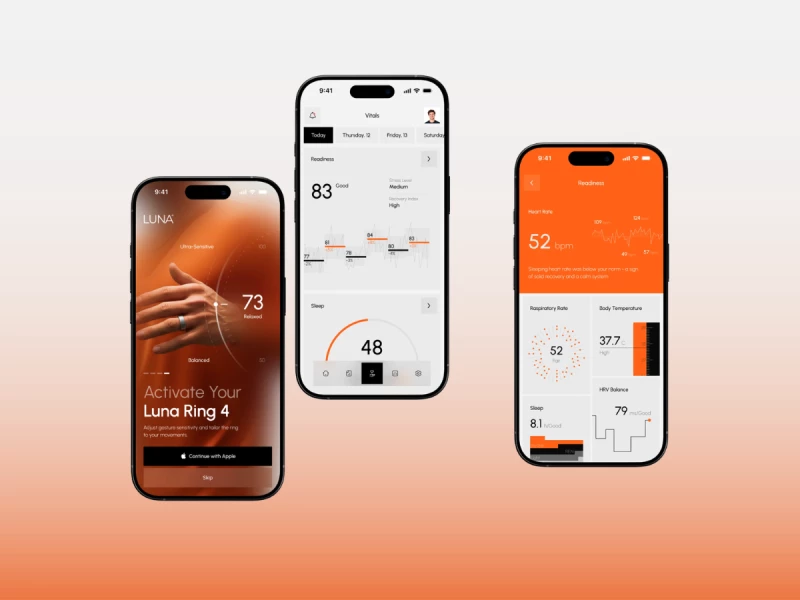 Luna Health App Design by Rondesignlab